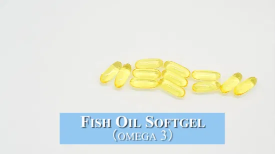 Heißer Verkauf 1000 mg Omega-3-Fischölkapseln EPA/DHA Nahrungsergänzungsmittel